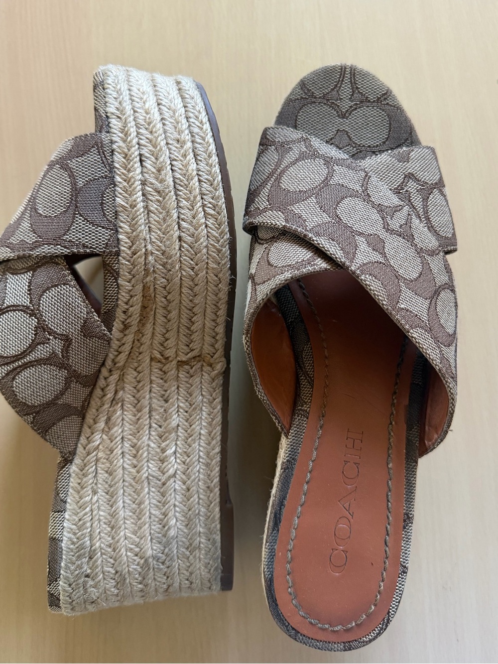 Coach Wedge Sandal - Picture 4 of 12
